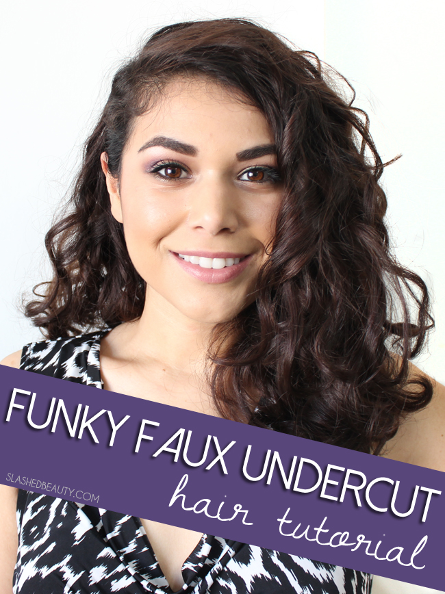 Funky Faux Undercut Hair Tutorial | Slashed Beauty