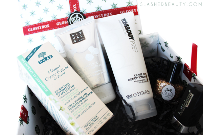 December 2014 Glossybox Review | Slashed Beauty