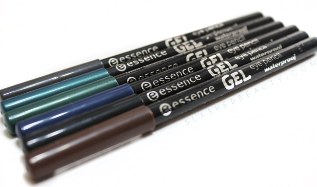 Review & Swatches: Essence Gel Eye Pencils | Slashed Beauty