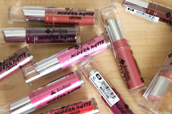 Review & Swatches: Jordana Modern Matte Lipsticks | Slashed Beauty