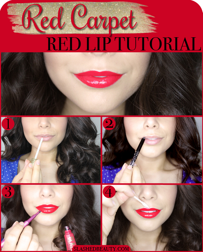 Red Carpet Worthy Red Lipstick Tutorial | Slashed Beauty