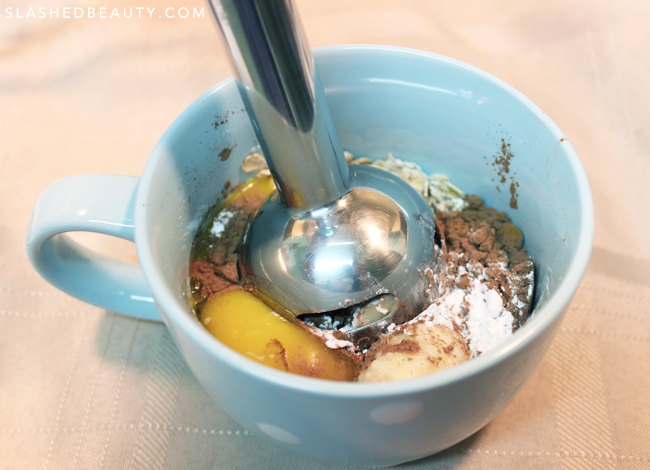 Healthy Honey Chocolate Mug Cake Recipe | Slashed Beauty