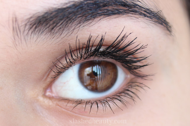 Check out how amazing the Boots No7 Exceptional Definition Mascara makes my lashes look!