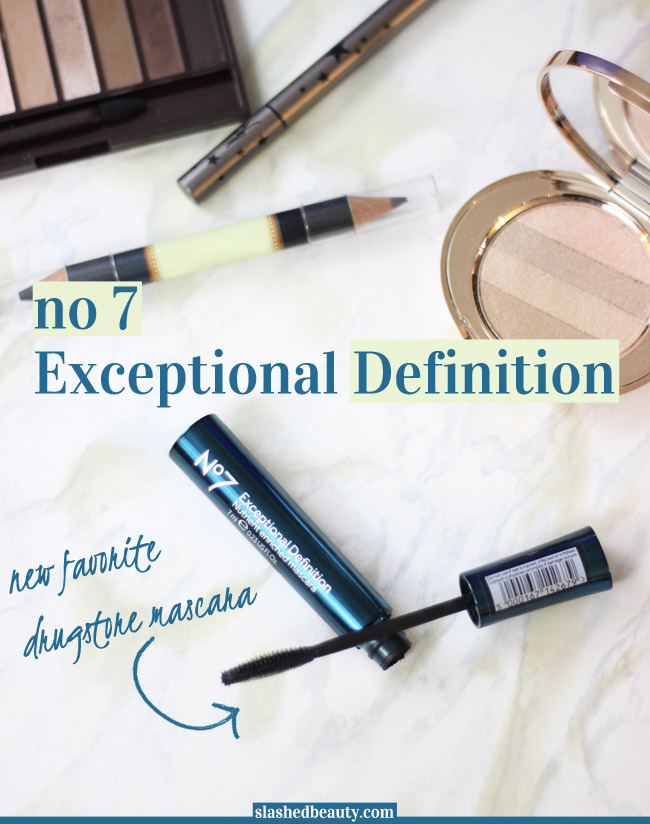 Check out how amazing the Boots No7 Exceptional Definition Mascara makes my lashes look!