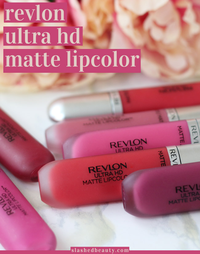 See swatches of six of the Revlon Ultra HD Matte Lipcolors to see how crazy gorgeous each and every color is, plus a full review.
