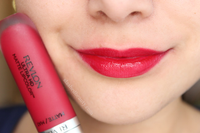 Revlon Ultra HD Matte Lipcolor in Passion - Click through to read a full review and see five other shades swatched!