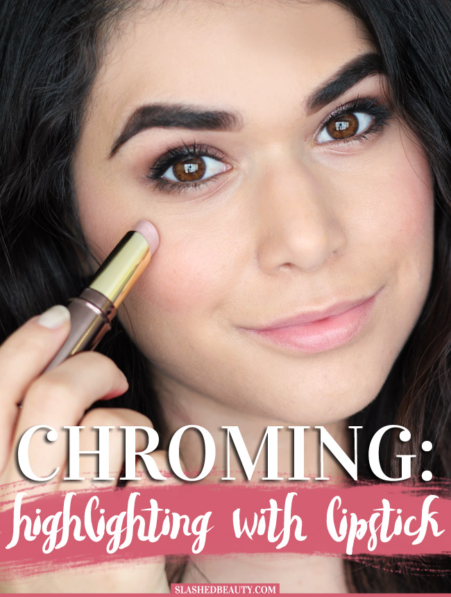 What do you think about the new CHROMING makeup trend? Learn how to do it and the best products to use in this post. | Slashed Beauty