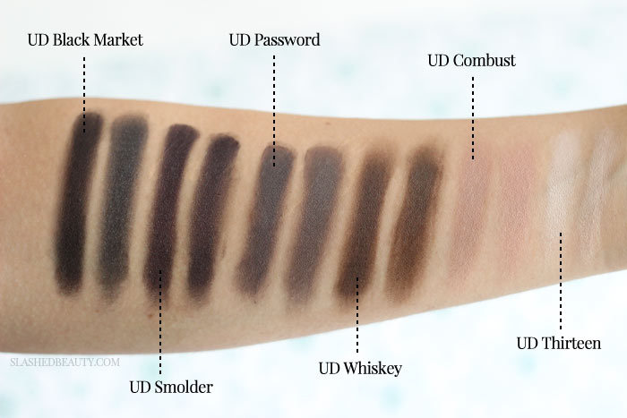 Is the Makeup Revolution Iconic Smokey Palette actually an Urban Decay Naked Smoky dupe? Find out the details beyond these swatches! | Slashed Beauty