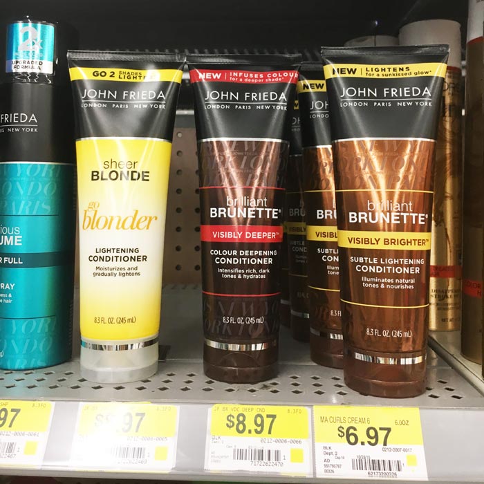 The new Brilliant Brunette® Visibly Brighter™ Products claim to be able to lighten hair in just a few washes-- no salon visit needed! | Slashed Beauty