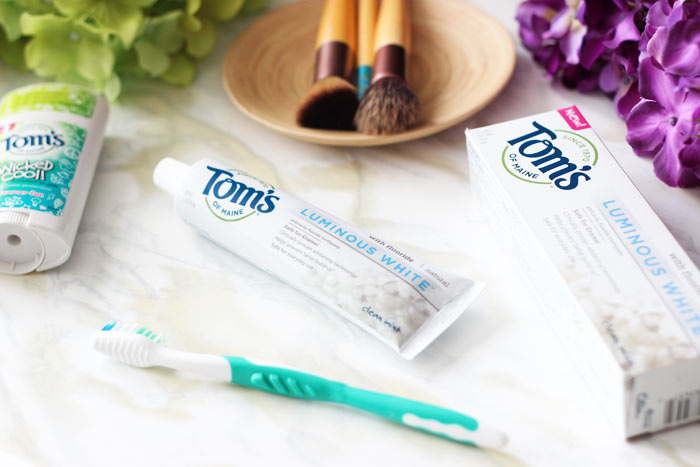 Learn about Target's Made to Matter products that can help you green your beauty routine, like these two from Tom's of Maine. | Slashed Beauty