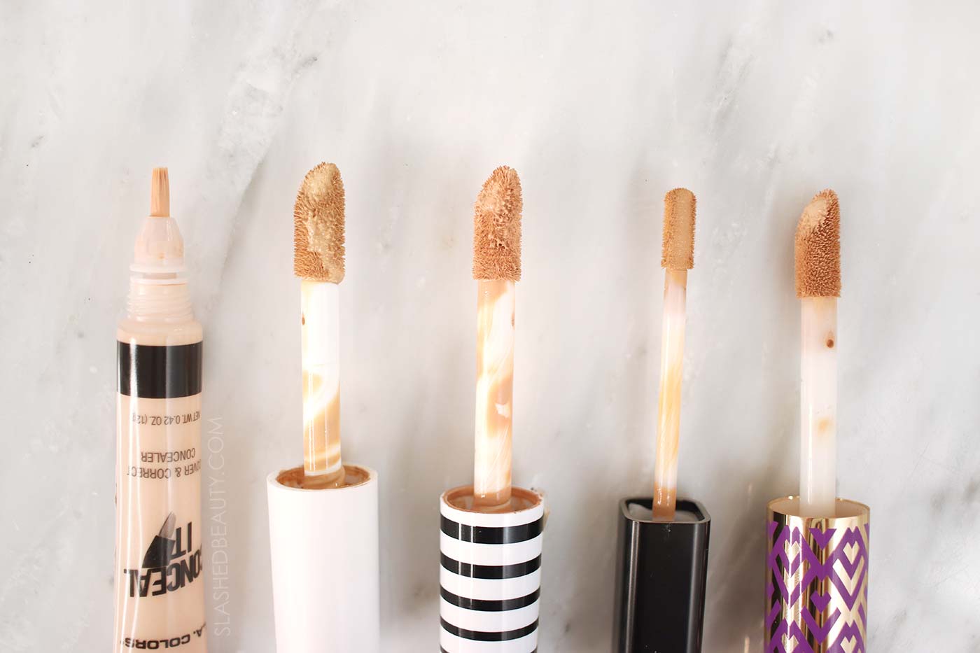 Concealer Wands: L.A. Colors, e.l.f., Covergirl, LORAC, tarte | The 5 Best Full Coverage Concealers for Every Budget | Best Drugstore Concealer | Slashed Beauty