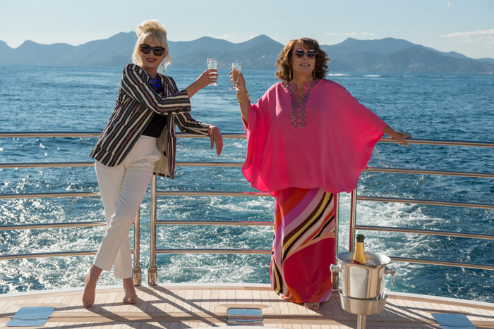 Absolutely Fabulous: The Movie is in theaters July 22nd... are you going to go see it, sweetie darling? Here's what's in store. | Slashed Beauty