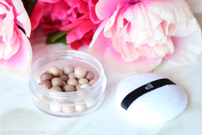 They're pretty... but what do they do? Read the review of the e.l.f. Mineral Pearls in 'Natural' | Slashed Beauty