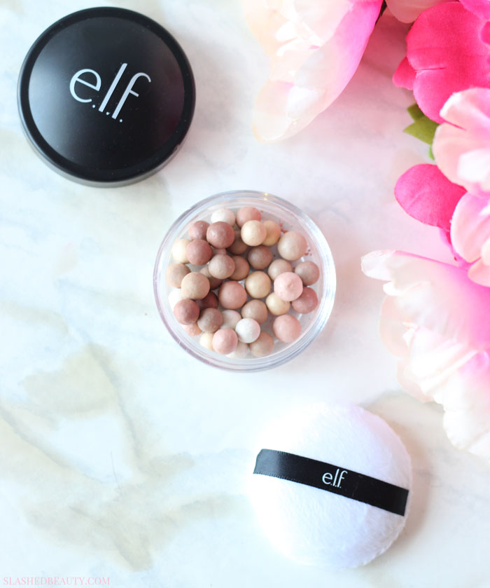 They're pretty... but what do they do? Read the review of the e.l.f. Mineral Pearls in 'Natural' | Slashed Beauty