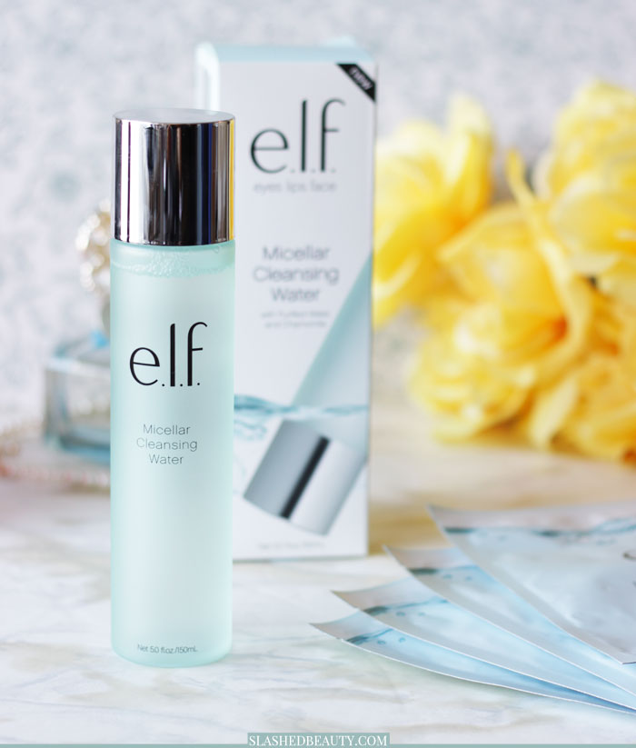 Ready for awesome fall skin? You need the new e.l.f. Micellar Water and Hydrating Water Sheet Mask. Find out why in this review! | Slashed Beauty