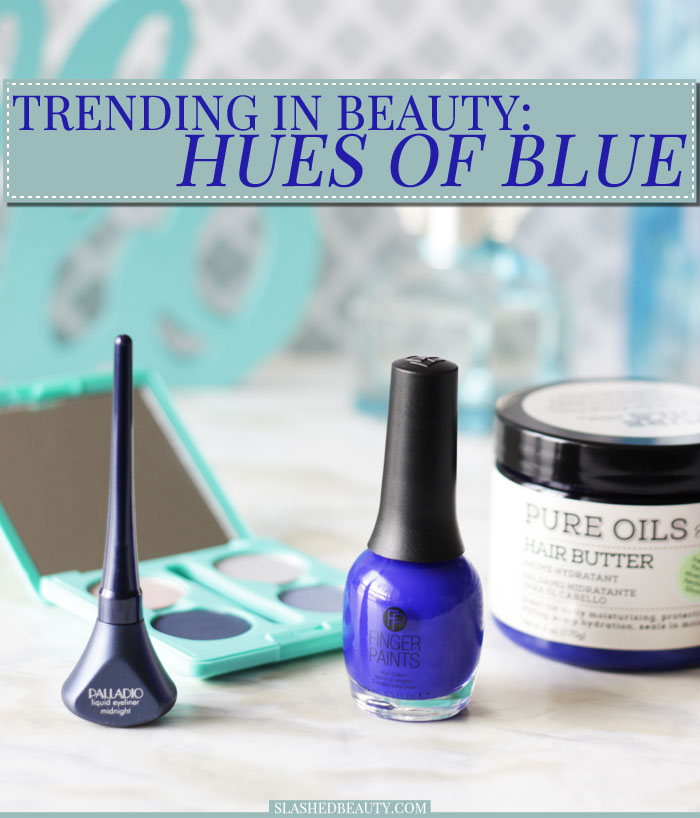 Blue is in season this Fall! Check out these easy ways to add hues of blue to your beauty routine, and how to save during the Sally Beauty Fall Color Under $10 Sale! | Slashed Beauty