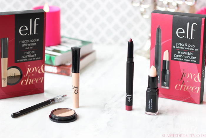 Check out what e.l.f. Holiday Gift Sets have in store this season for easy and affordable beauty gift giving! | Slashed Beauty