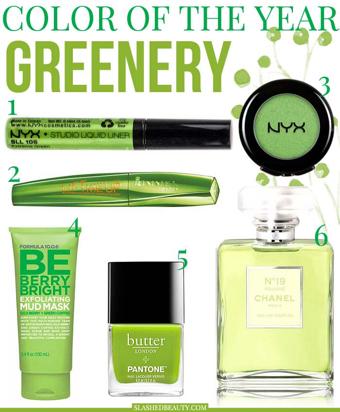 2017 Color of the Year: Adding Greenery to Your Beauty Routine