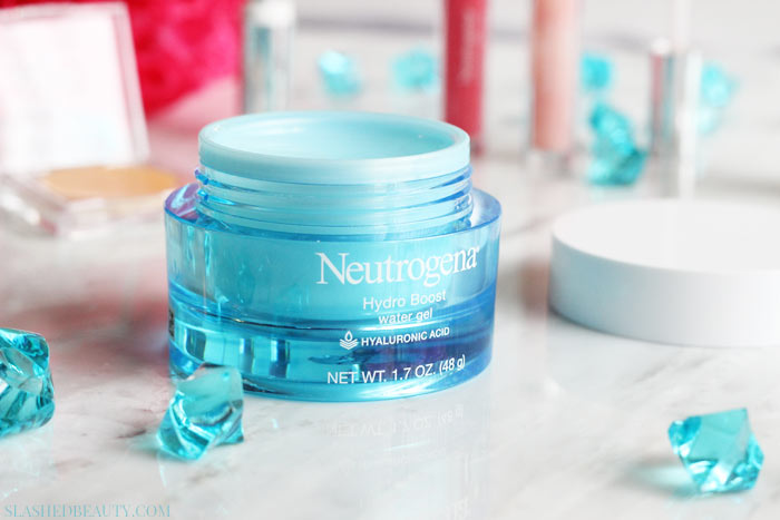 Check out the brand new Neutrogena Hydro Boost products including skin care and makeup to create a flawless base. | Slashed Beauty