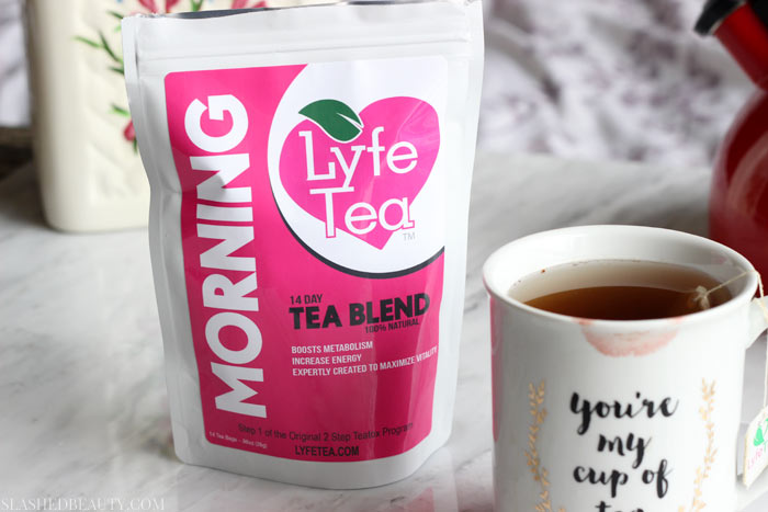 Do tea detoxes really work? Hear my thoughts on the Lyfe Tea 14 Day Teatox and how to actually lose weight with tea. | Slashed Beauty