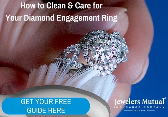 Learn all the best tips to keep your engagement ring safe and sparkling, and how to care for it! | Slashed Beauty