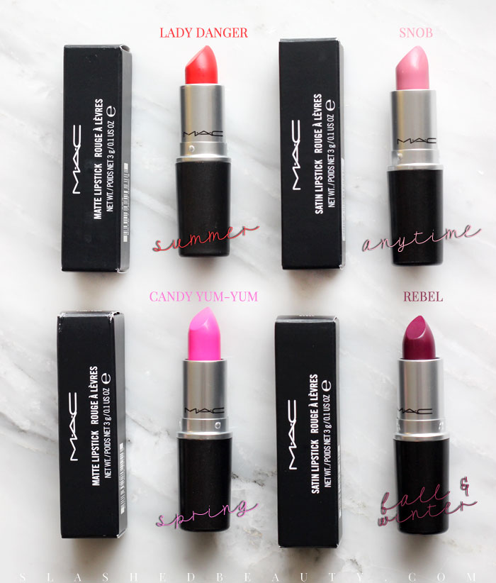 mac lipstick colors