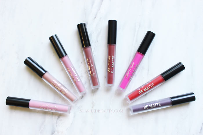 See why the new City Color Cosmetics Be Matte Liquid Lipsticks actually bring something new to the table! See swatches & read the review. | Slashed Beauty