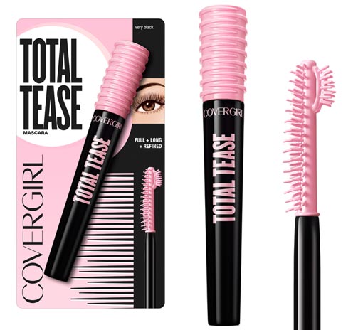 Get the scoop on all the new drugstore makeup and beauty releases for spring! See what's hitting shelves this April & May, including the Covergirl Total Tease Mascara. | Slashed Beauty