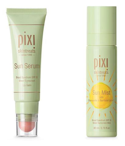 Check out all of the best new drugstore makeup and beauty products that have launched in June 2017 for summer, like the Pixi Sun Mist & Sun Serum. | Slashed Beauty