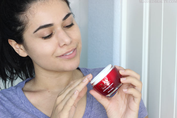 Find out why the Olay Regenerist Micro-Sculpting Cream is my go-to moisturizer to streamline my routine-- it's proven to work as well as prestige creams! | Slashed Beauty