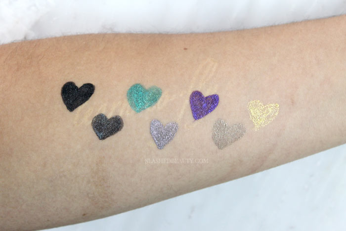 You might have your opinion about the new Maybelline Master Precise Ink Metallic Liquid Liners Review, but are you applying them correctly? Read the review and see swatches. | Slashed Beauty