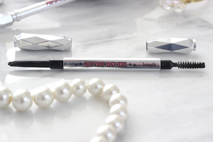 BENEFIT GOOF PROOF BROW PENCIL: Curious about the various Benefit brow products available? Check out my top 5, and see which one fits your style-- from feathery to statement bold. | Slashed Beauty
