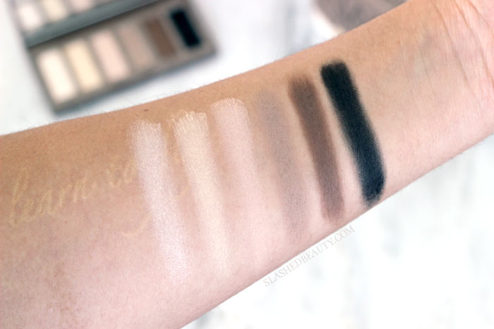 Don't underestimate this 6-shadow palette! Here are 4 easy eye shadow looks from the Urban Decay Naked Basics palette. | Slashed Beauty