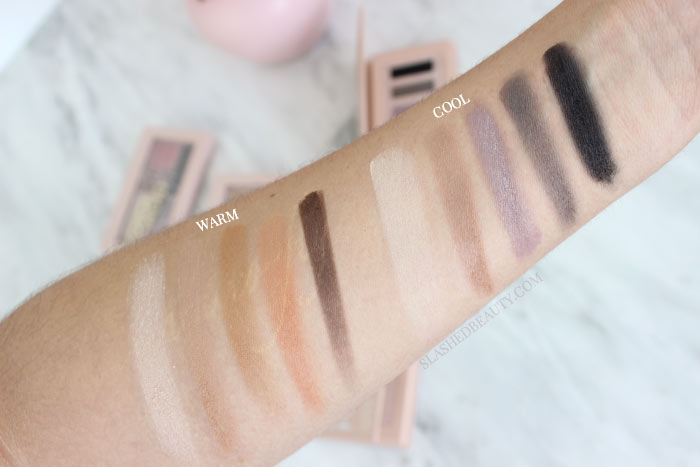 EAST COAST GLAM - Take a closer look at the brand new Maybelline x Gigi Hadid eyeshadow palettes. Which coast are you? See swatches. | Slashed Beauty