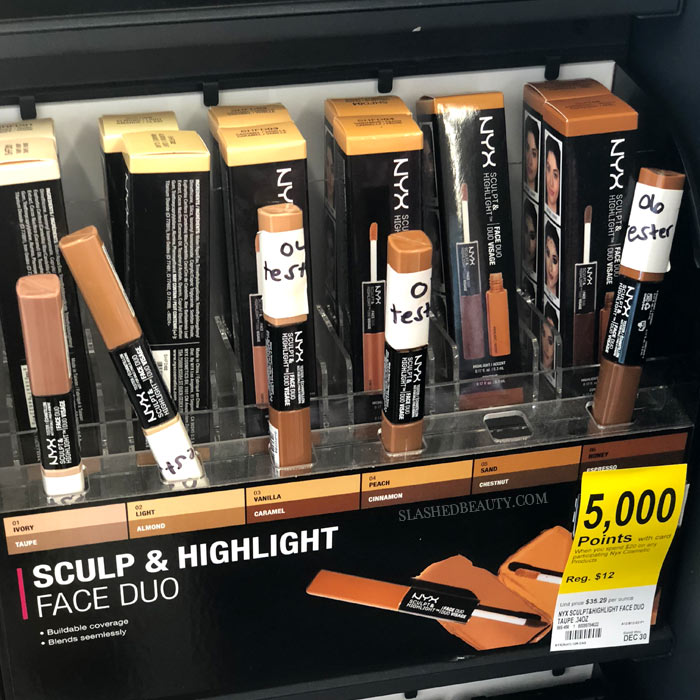 Walgreens is rolling out makeup testers -- one of the first I've seen in the drugstore! Have you seen drugstore makeup testers near you? | Slashed Beauty