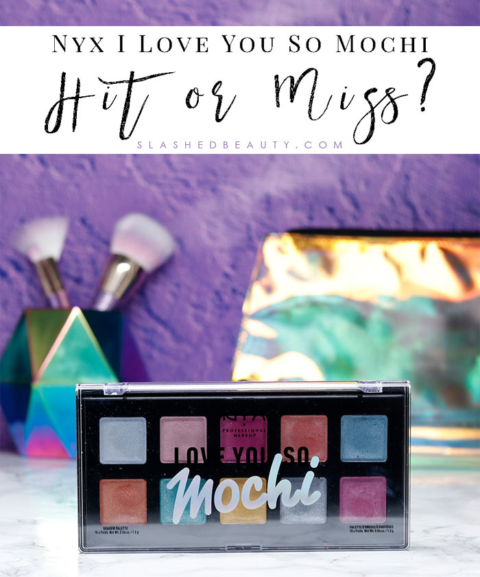 If you're loving the shades in the NYX I Love You So Mochi Electric Pastels eyeshadow palette, you might wanna check out these swatches first. Read the review before you buy! | Slashed Beauty