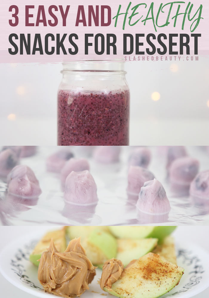 Try out these three quick make-ahead healthy sweet snacks when you have your next sweet tooth! Get the recipes. | Slashed Beauty