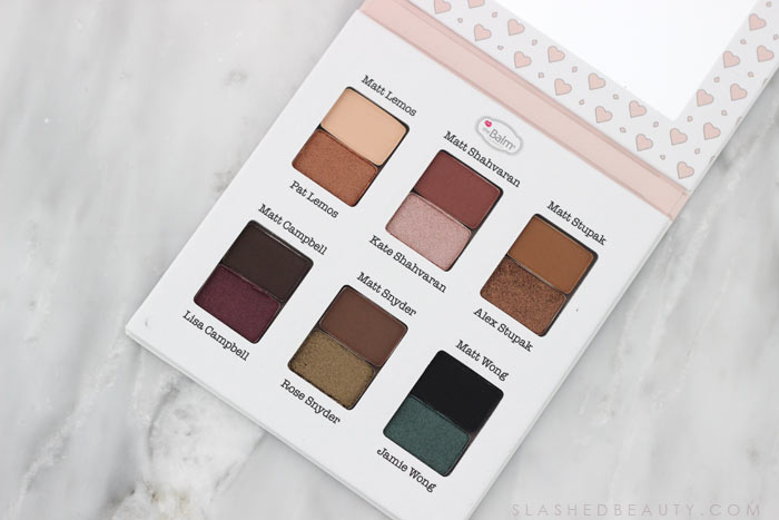 The new Meet Matt(e) Shmaker Eyeshadow Palette from theBalm: See swatches and read the review. | Slashed Beauty