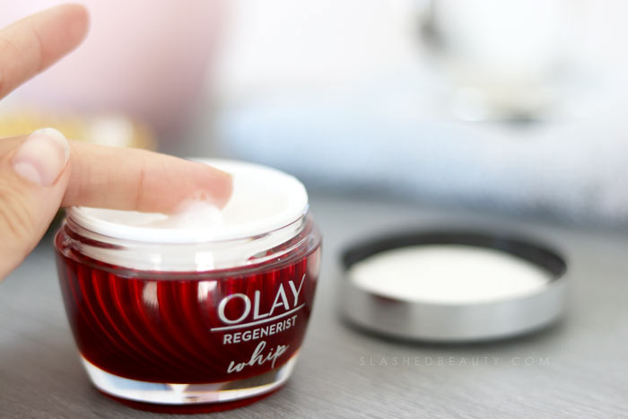 I'm trying the brand new Olay Regenerist Whip Moisturizer. Is it a combo skin holy grail? | Slashed Beauty