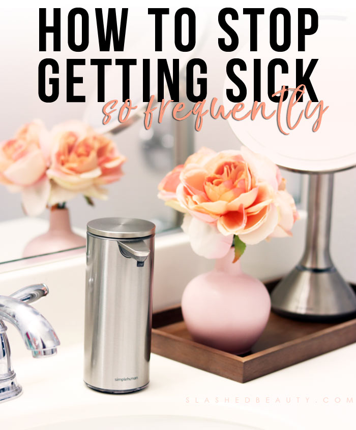 Find yourself sick often? Here are three tips to avoid the flu and stop getting sick so frequently, tried and true from your friendly neighborhood sick kid! | Slashed Beauty