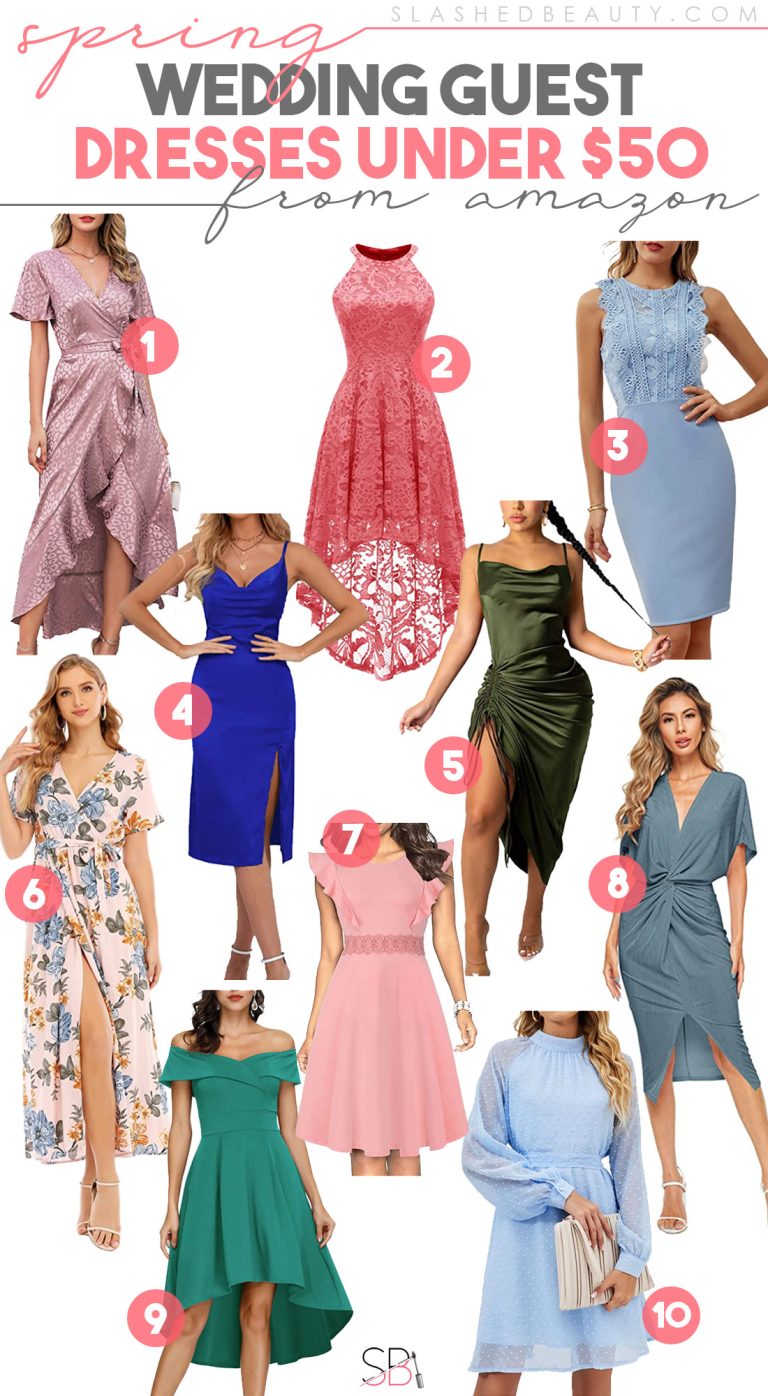 10 Spring Wedding Guest Dresses from Amazon under $50
