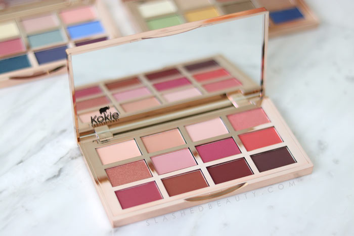 Peachy Queen: Take a look at the brand new budget-friendly Kokie Cosmetics Artist Palettes with swatches. | Slashed Beauty