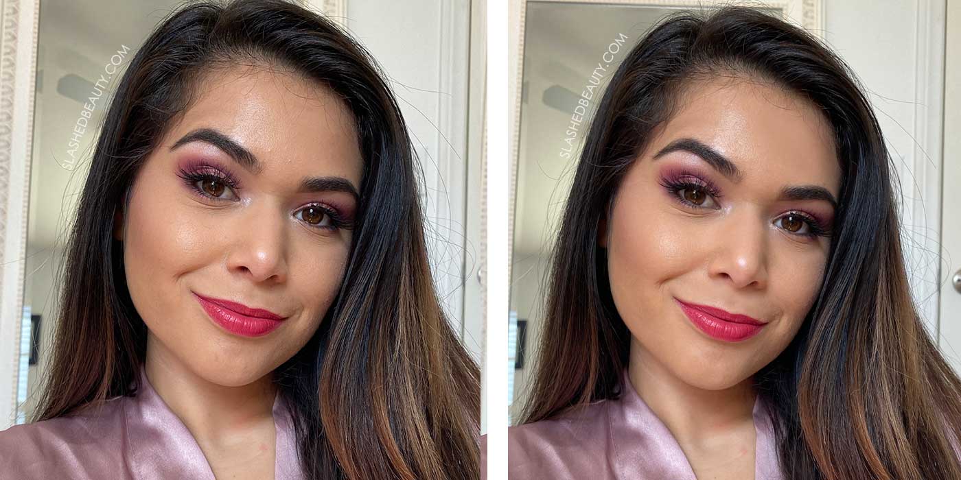 Example of natural makeup photo editing | Slashed Beauty