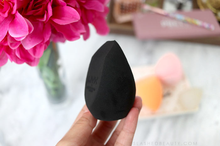 NYX Complete Control Blending Sponge: Looking for beautyblender dupes? Here are four budget-friendly beauty sponges that will get the job done just as well as the original beauty blender. | Slashed Beauty