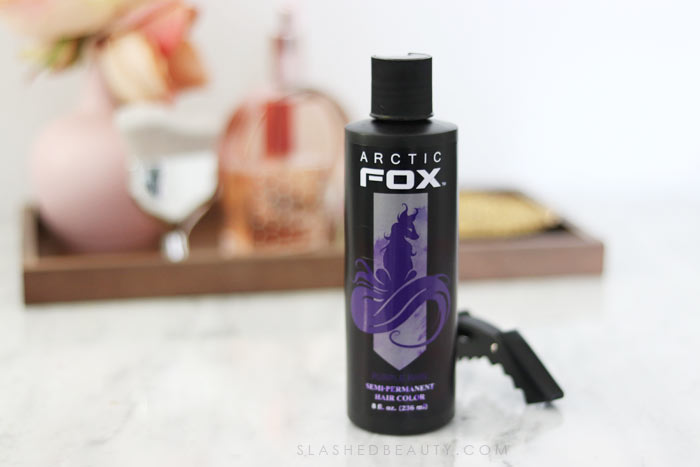 See an Arctic Fox Purple Rain Review Before and After, plus my full review and thoughts on Arctic Fox vs Overtone. | Slashed Beauty