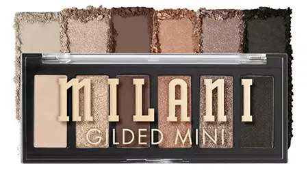 Milani Gilded Mini Eyeshadow Palette - Call me Old Fashioned | 7 Best Eyeshadow Palettes for Travel  & Under | Slashed Beauty