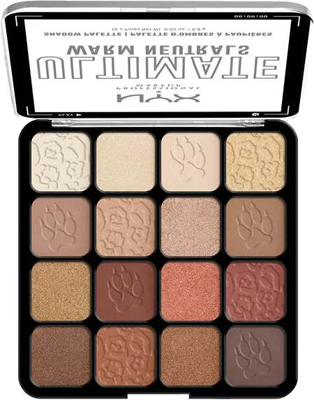 NYX Warm Neutrals Ultimate Shadow Palette | 7 Best Eyeshadow Palettes for Travel  & Under | Slashed Beauty