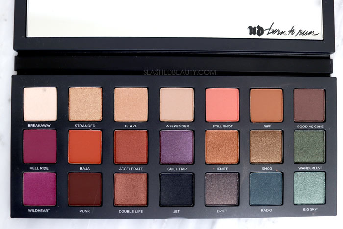 Urban Decay Born to Run Palette Review