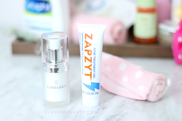 Best acne treatments: This is my (mostly drugstore) skin care routine for acne combo skin that has been working for spring and summer weather in a dry climate! | Slashed Beauty