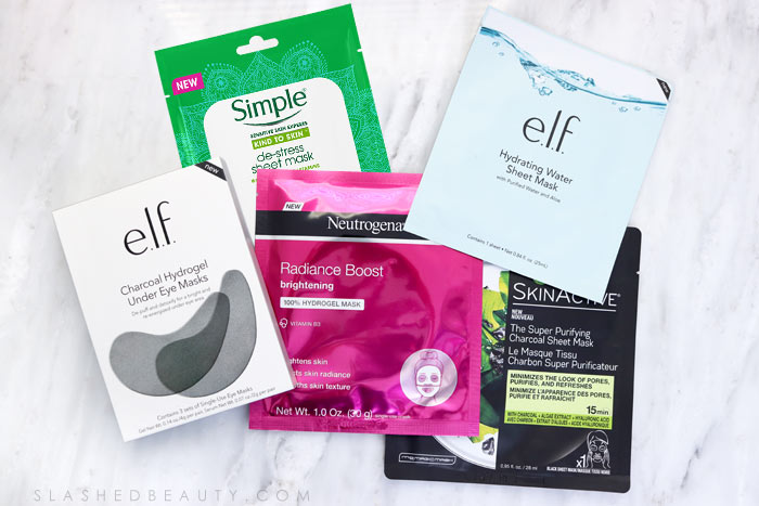 Want to try a new sheet mask for a skin treat this season? Try out these five drugstore sheet masks for fall. | Slashed Beauty